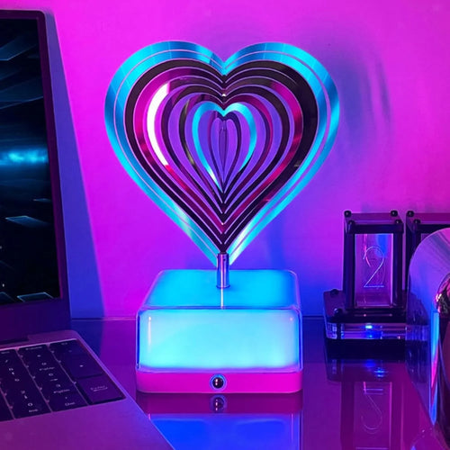 3D Rotating Colour Changing lamp In Multiple Designs